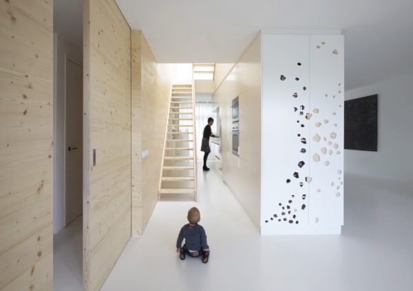 020 LR 03 A hole new apartment Amsterdam residential stairs i29